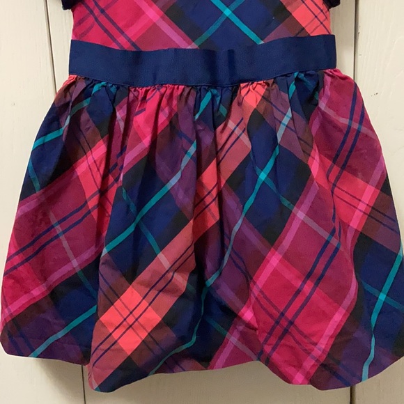 Tommy Hilfiger Red, Blue & Green Plaid Dress - Picture 4 of 7